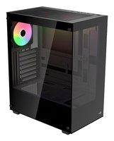 AEROCOOL ADVANCED TECHNOLOGIES Pivot-G-BK-v3 schwarz Tempered Glass x 2 - Torre - ATX