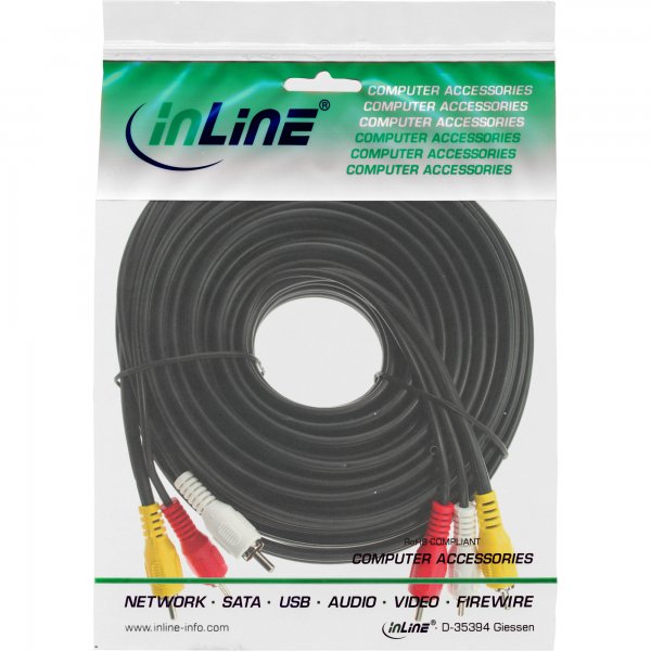 InLine Cavo Audio / Video 3x RCA maschio / maschio - 1,5m