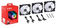 XPG Lüfter Vento 120 120mm ARGB PWM Fan 3er schwarz retail - Case fan - 1850 rpm