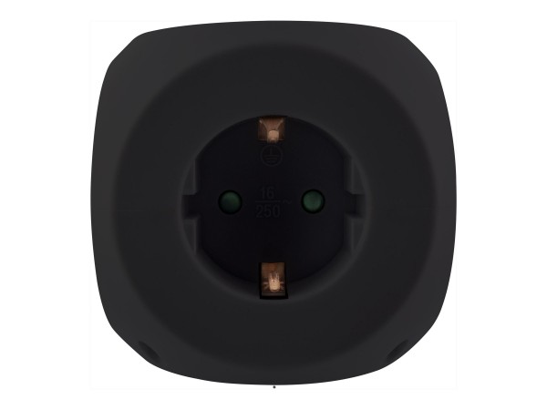InLine Charging Cube - 3x contatto di terra - 2x USB-C - 2x USB-A - nero - 2m