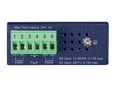 Planet ISW-500T 10/100TX Compact Industrial Ethernet Switch - Interruttore - 0,1 Gbps