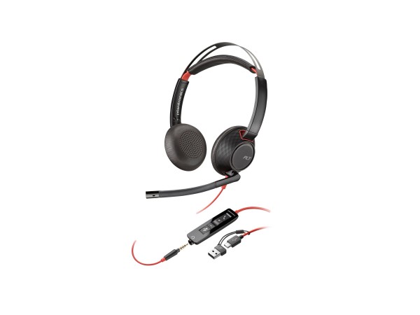 Poly Blackwire 5220 Stereo USB-C Headset+ - Cuffia - 20 KHz