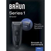 Braun Series 1 170 s-1 Rasoio elettrico a lamina Nero - Rasoio - Nero - AC - 100-240 V - 293 g - 45,