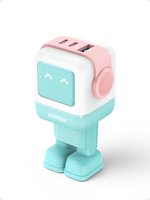 Ugreen Uno RG 65W 3-Port GaN Fast Charger pink blue