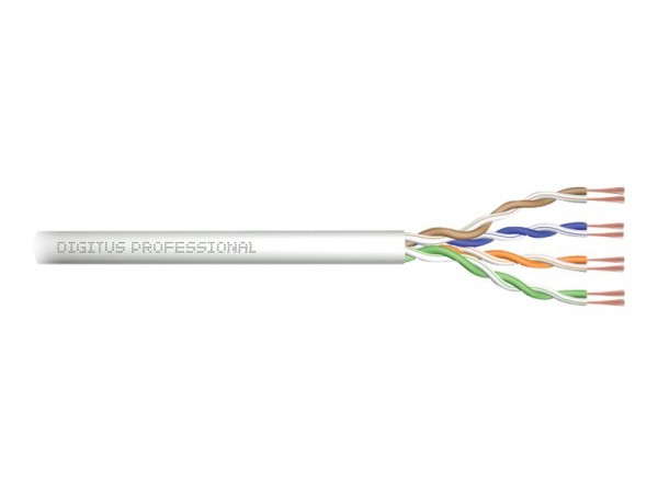 DIGITUS Cavo di installazione con doppino intrecciato CAT 5e U-UTP - 305 m - Cat5e - U/UTP (UTP) - G