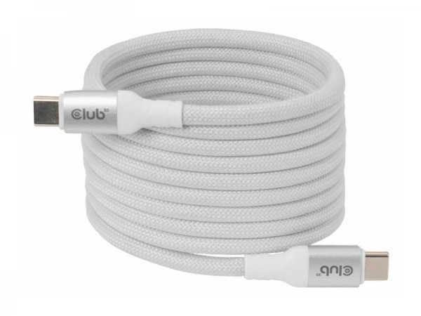 Club 3D Usb-C Magnetic-Coil Cable White Usb Kabel - Cavo - Digitale/dati