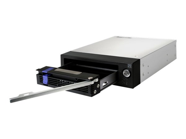 Icy Dock 3.5" SATA Enclosure - Nero - Alluminio e plastico - 517 g