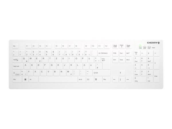 Cherry Active Key MTA Ak-C8112 Wireless DE-Layout weiß - Tastiera - 105 tasti