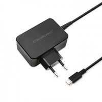 Qoltec 65W USB-C Charger 5 to 3 Black