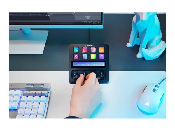 Elgato Corsair Stream Deck + - Controller - Nero - Scrivania