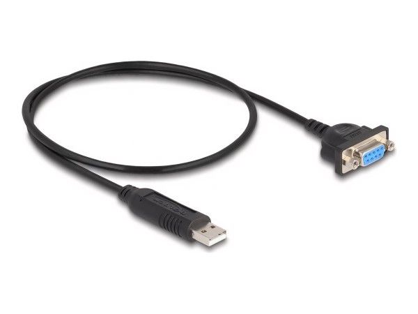 Delock Adattatore USB 2.0 per RS-232 seriale con alloggiamento de connettore seriale compatto 50 cm