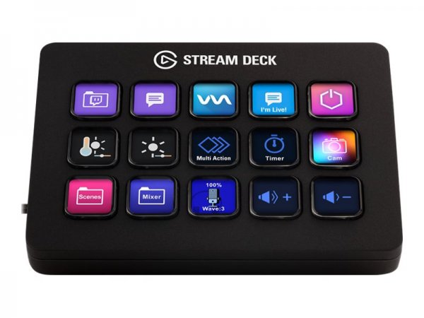 Elgato Stream Deck MK.2 - Nero - 15 pulsanti - Windows 10 x64 - Mac OS X 10.13 High Sierra - Mac OS