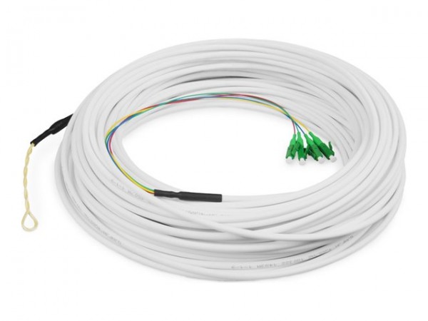 DIGITUS FTTH Drop Kabel Singlemode 4 Fasern 4 LC/APC - Cavo - Fibra a modalità singola o singola