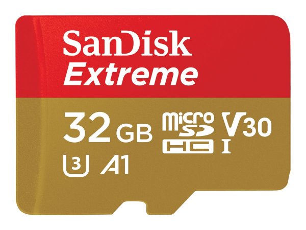 SanDisk Extreme - 32 GB - MicroSDXC - Classe 10 - UHS-I - 100 MB/s - 90 MB/s