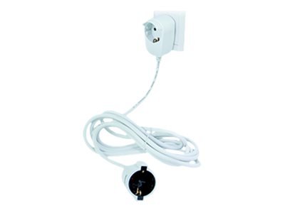 REV Ritter Netz-Splitter - CEE 7/4 SCHUKO m - 7/4 W - - weiß - Strip alimentazione