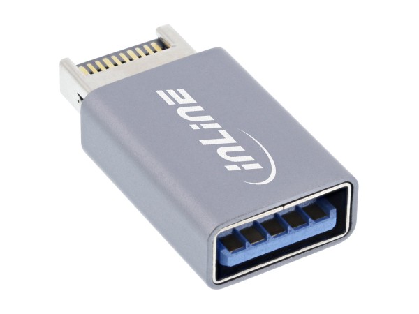 InLine Adattatore USB 3.2 - connettore USB-E del pannello frontale a presa USB-A