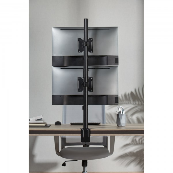 InLine Supporto da tavolo per 2x display LCD / LED fino a 81cm (32 "),max. 9 kg
