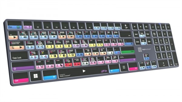 Logickeyboard Avid Media Composer Pro Titan UK PC - Tastatur - Tastiera - QWERTY
