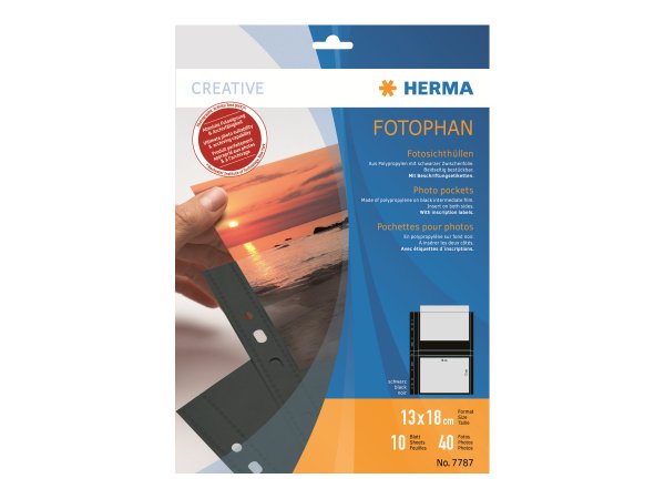 HERMA 7787 - 130 x 180 mm - Trasparente - Polipropilene (PP) - Landscape - 230 mm - 310 mm