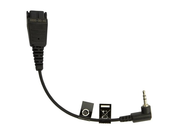 Jabra Kabel QD -> Klinke gewinkelt*Panasonic/Linksys/Gigaset* - Cavo - Audio/multimedia