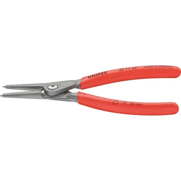 KNIPEX 49 11 A4 - Pinze per rondella di tenuta - Acciaio al cromo vanadio - Plastica - Rosso - 320 m