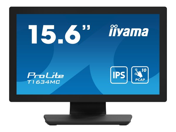 Iiyama ProLite T1634MC-B1S - 39,6 cm (15.6") - 1920 x 1080 Pixel - Full HD - LED - 25 ms - Nero