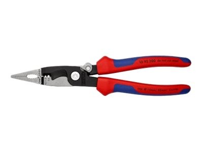 KNIPEX 13 92 200 - Pinze a becco lungo - Acciaio - Plastica - Blu - Rosso - 200 mm - 280 g