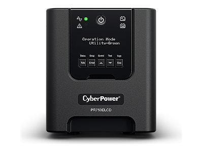 CyberPower Systems CyberPower PR750ELCDGR - A linea interattiva - 0,75 kVA - 675 W - Onda sinusoidal