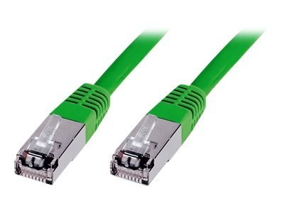 DIGITUS Cavo patch SF/UTP CAT 5e - 0,5 m - Cat5e - SF/UTP (S-FTP) - RJ-45 - RJ-45 - Verde