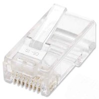 Intellinet 790055 - RJ-45 - Trasparente - Policarbonato - Cat5e - U/UTP (UTP) - Oro