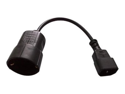 Eaton Adapter 10A IEC320 C14 auf Schuko Buchse