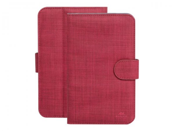 rivacase 3312 - Custodia a libro - 17,8 cm (7") - 180 g - Rosso
