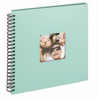 Walther Fun - Colore menta - 50 fogli - Rilegatura a spirale - Carta - Nero - 30 mm