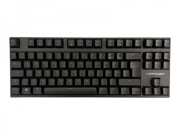 LC-Power Tastatur KEY-MECH-2-RGB-C-W black 2.4GHz&Bluetooth TKL-Gaming - Tastiera - QWERTZ