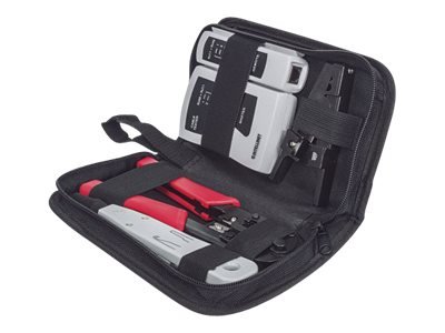 Intellinet 4-Piece Network Tool Kit, 4 Tool Network Kit Composed of LAN Tester, LSA punch down tool,