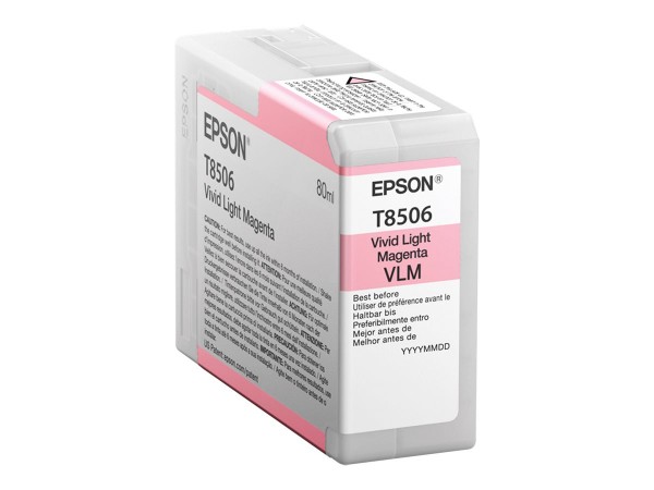 Epson T8506 - - Vivid Light Magenta - original - Originale - Cartuccia di inchiostro