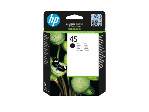 HP 45 - Originale - Inchiostro a base di pigmento - Nero - HP - HP DeskJet 1100/1120/1220/1280/1600/