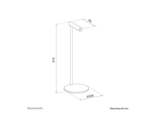 Neomounts Headphone Stand aluminum