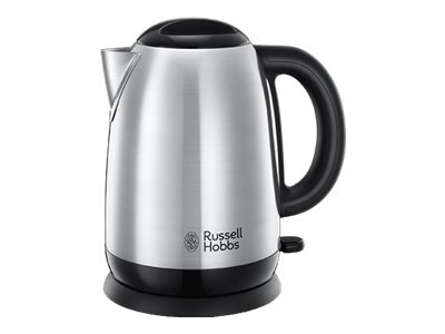 Russell Hobbs Adventure - 1,7 L - 2400 W - Nero - Argento - Plastica - Stainless steel - Indicatore