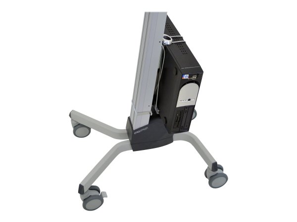 Ergotron Universal CPU Holder - Supporto per CPU da tavolo - 22,7 kg - Grigio - 45,7 cm - 21,6 cm -
