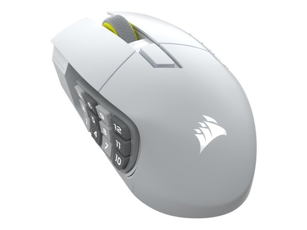 Corsair Scimitar Elite wireless Se Gaming Mouse Wireless White - Mouse - Ottico