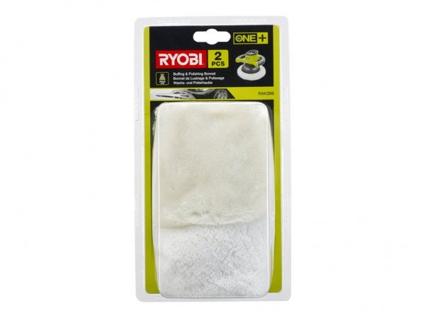 Ryobi Wachs- und Polierhauben Set RAK2BB