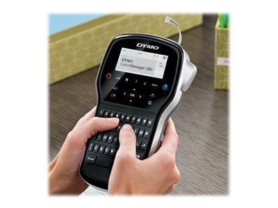 Dymo LabelManager 280 kit etichettatrice portatile ricaricabile | tastiera QWERTY | con custodia e 2