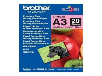 Brother BP-71GA Glossy A3 - Photo paper - 260 g/m²