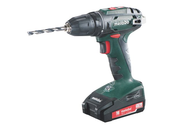 Metabo BS 18 - Trapano con impugnatura a pistola - Senza chiave - 1 cm - 1600 Giri/min - 2 cm - 1 cm