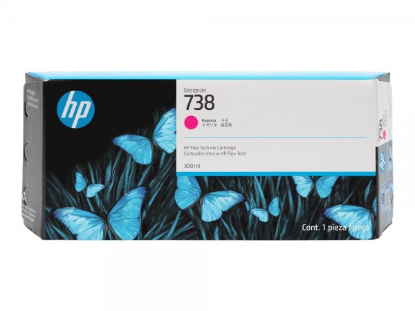 HP 738 Magenta DesignJet Tintenpatrone - Originale - Cartuccia di inchiostro