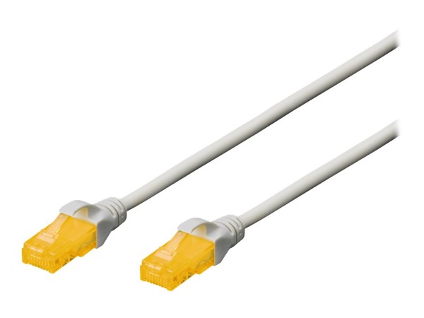 DIGITUS Cavo patch U/UTP CAT 6A - 10 m - Cat6a - U/UTP (UTP) - RJ-45 - RJ-45 - Grigio