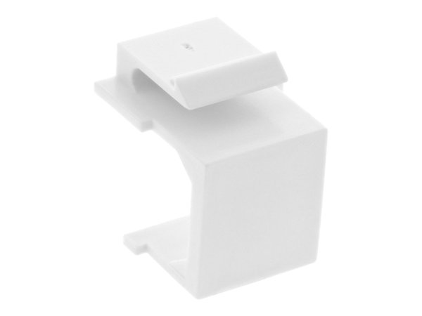 InLine Coperchio cieco Keystone SNAP-In per slot per moduli - bianco - 10pz.