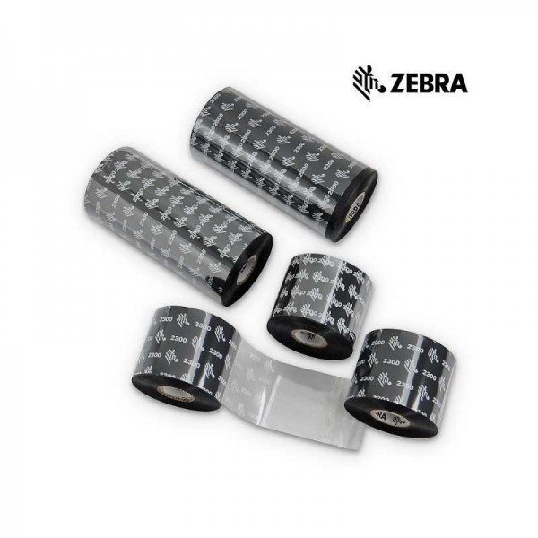 Zebra 3400 Wax/Resin - 450 m - 15,6 cm - Nero - 2,5 cm