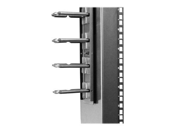 StarTech.com Vertikaler Kabelordner mit D-Hacken - 0U - Cavo